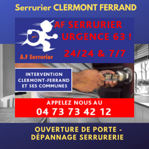 Photo AF SERRURERIE CLERMONT FERRAND URGENCE 63